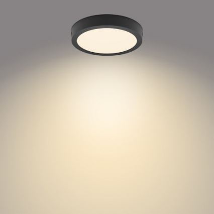 Philips - LED Takbelysning LED/12W/230V 2700K svart
