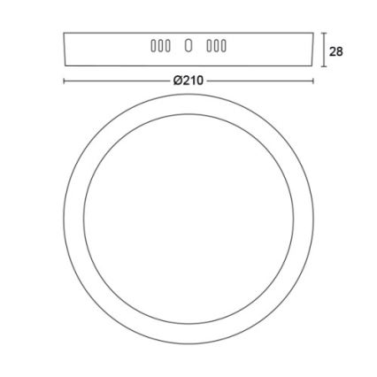 Philips - LED Takbelysning LED/12W/230V 2700K svart