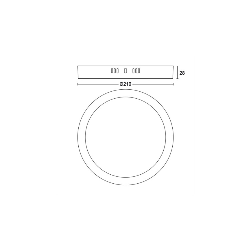 Philips - LED Takbelysning LED/12W/230V 2700K svart