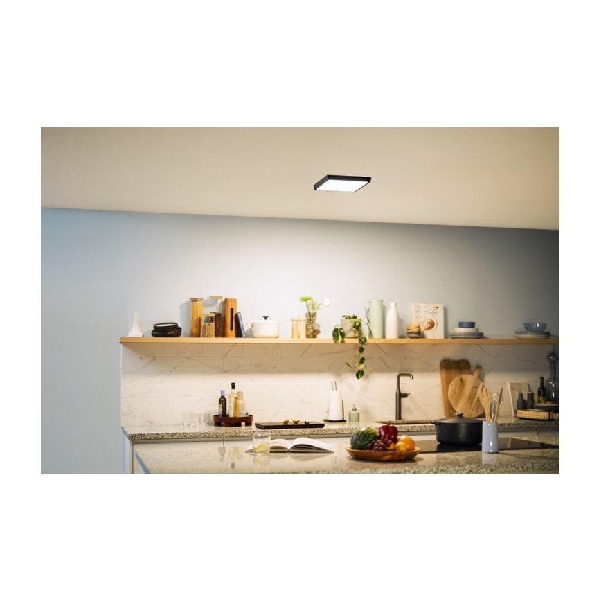 Philips - LED Takbelysning LED/12W/230V 2700K svart