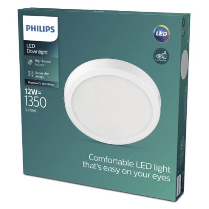 Philips - LED Takbelysning LED/12W/230V 4000K vit