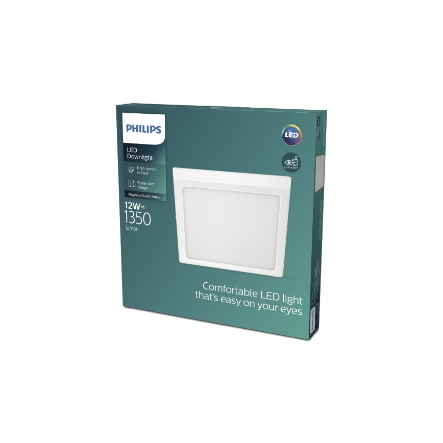 Philips - LED Takbelysning LED/12W/230V 4000K vit