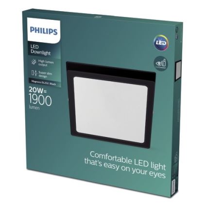 Philips - LED Takbelysning LED/20W/230V 2700K svart