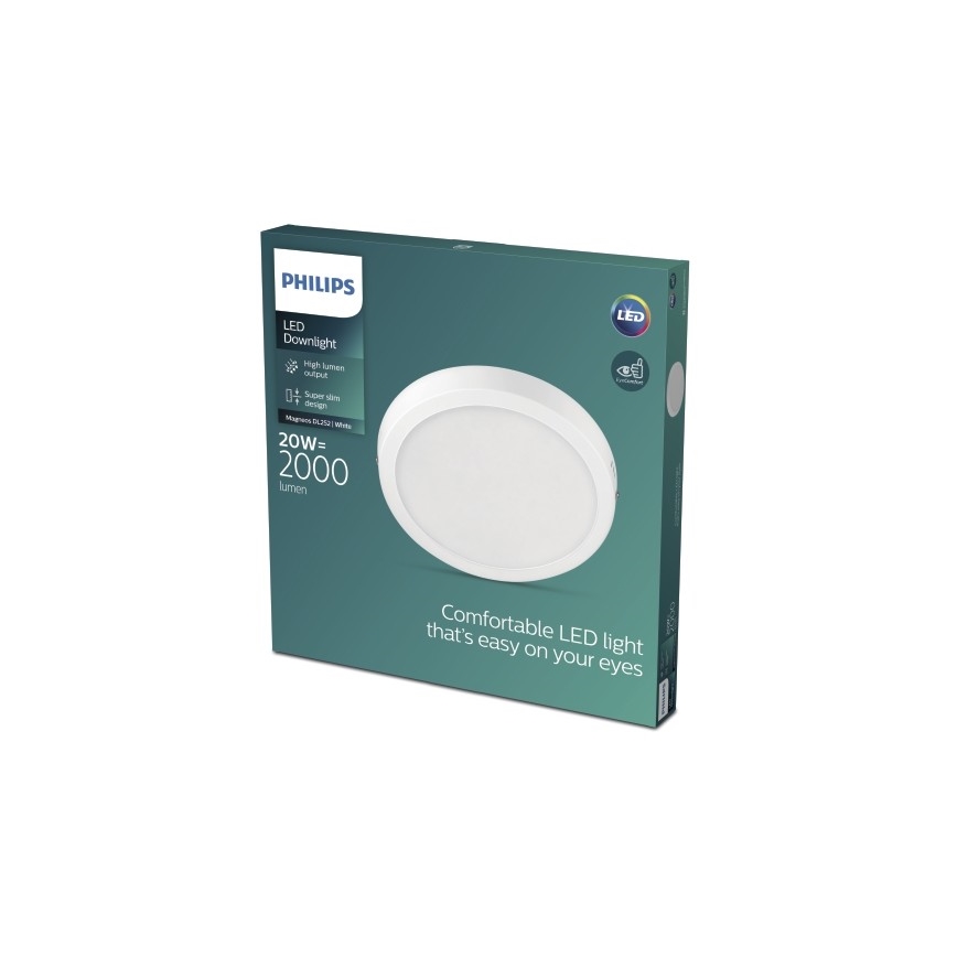 Philips - LED Takbelysning LED/20W/230V 2700K vit