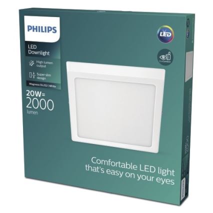 Philips - LED Takbelysning LED/20W/230V 2700K vit