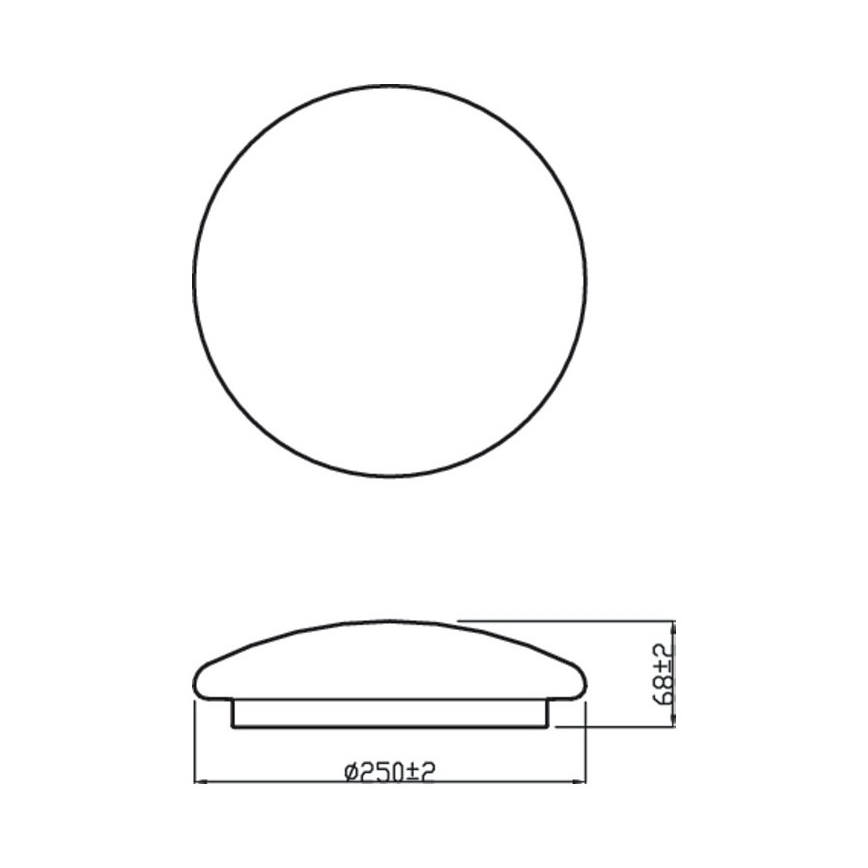 Philips – LED Takbelysning MOIRE LED/10W/230V