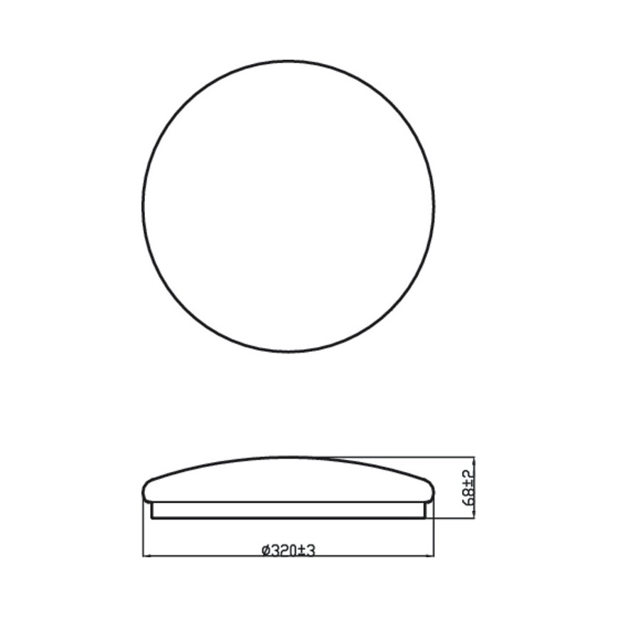 Philips - LED Takbelysning MOIRE LED/17W/230V