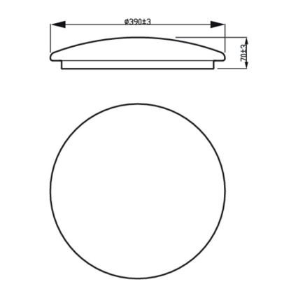 Philips - LED Takbelysning LED/20W/230V 2700K