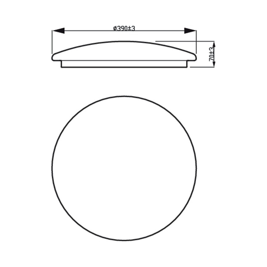 Philips - LED Takbelysning LED/20W/230V 2700K