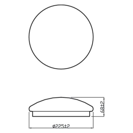 Philips - LED Takbelysning MOIRE LED/6W/230V