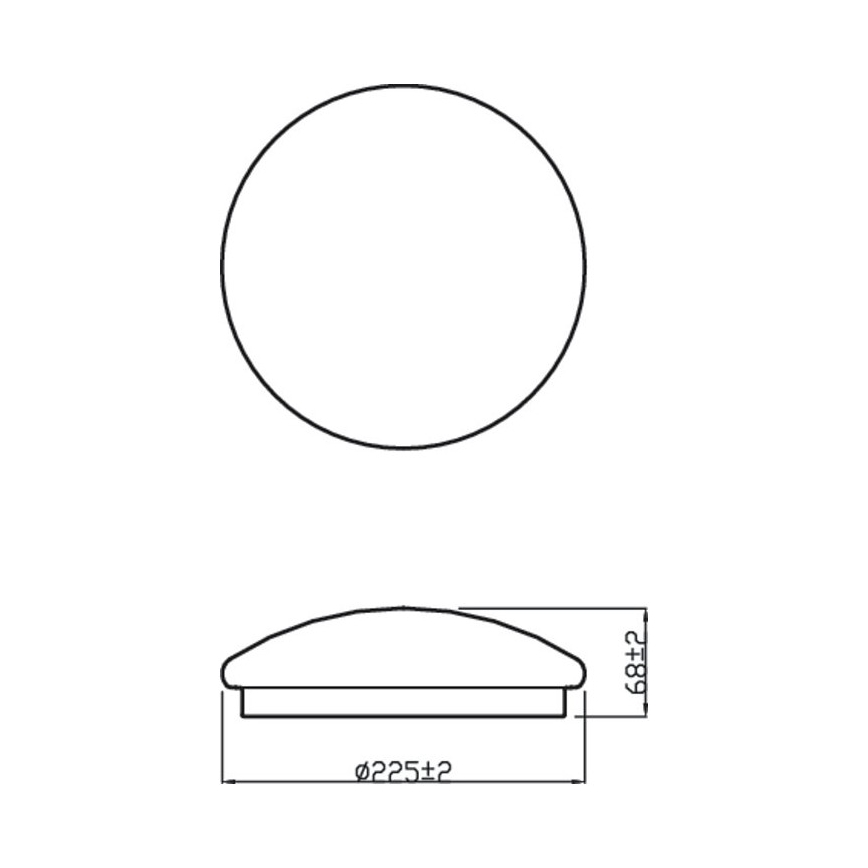 Philips - LED Takbelysning MOIRE LED/6W/230V