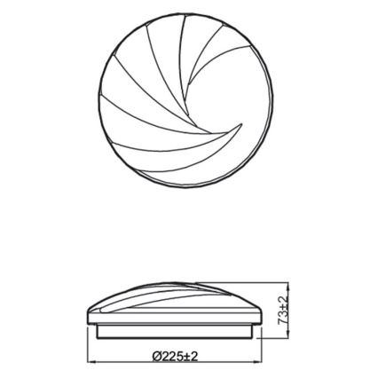 Philips - LED Takbelysning SHORE LED/6W/230V