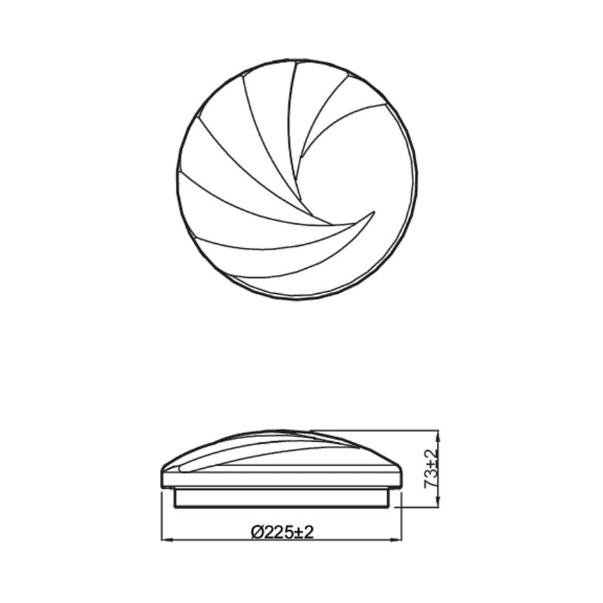 Philips - LED Takbelysning SHORE LED/6W/230V