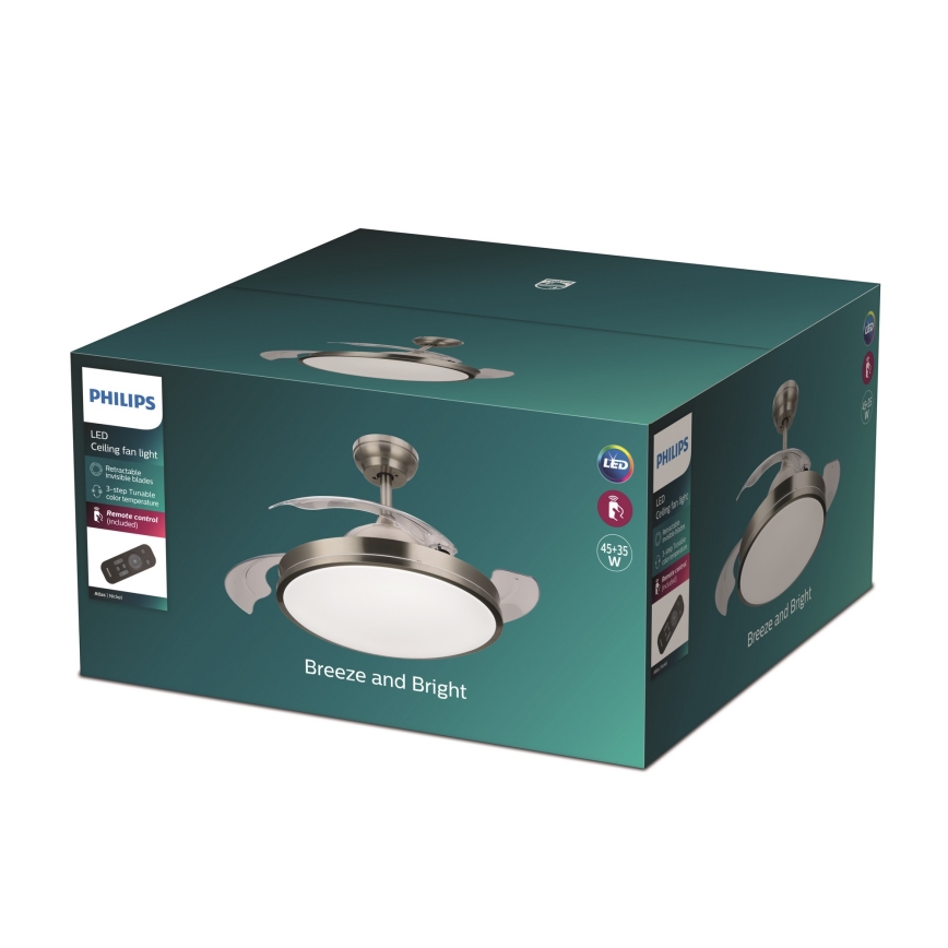 Philips - LED Takfläkt  LED/35W/230V 5500/4000/3000K + fjärrkontroll