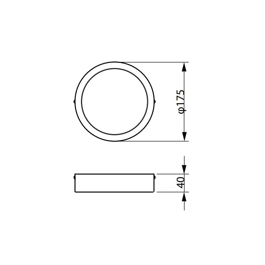 Philips - LED taklampa LEDINAIRE LED/10,5W/230V 3000K IP40