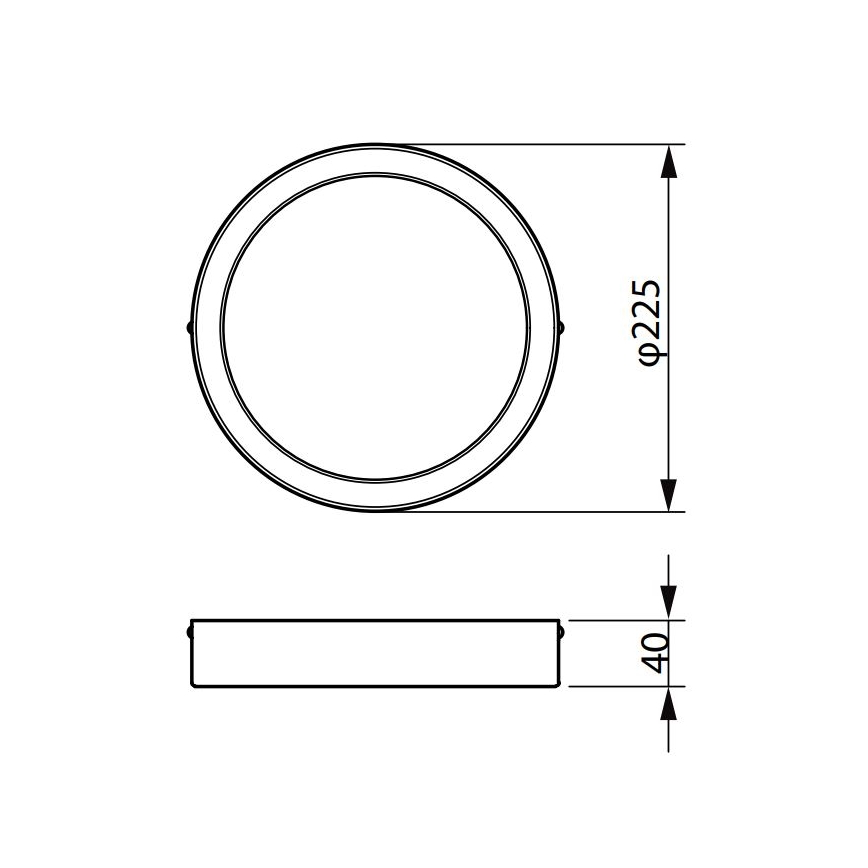 Philips - LED taklampa LEDINAIRE LED/19,5W/230V 3000K IP40