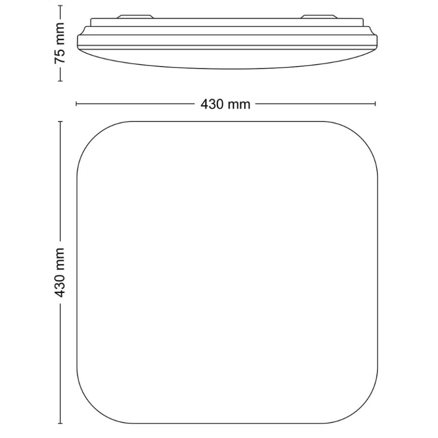 Philips - LED taklampa LED/24W/230V 4000K