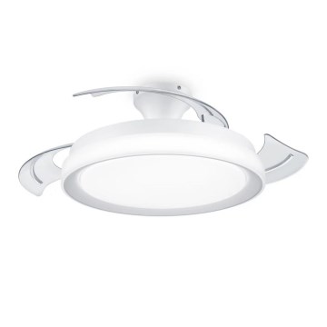 Philips - LED taklampa med en fläkt BLISS LED/35W/230V 5500/4000/2700K vit + fjärrkontroll
