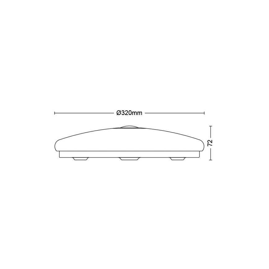 Philips - LED taklampa med sensor LED/16W/230V 2700K