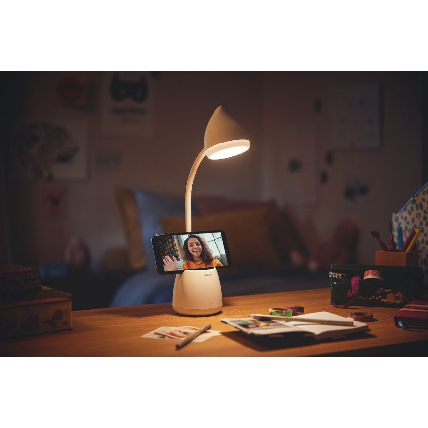Philips - LED Touch bordslampa HAT LED/4,5W/5V 3000/4000/5700K CRI 90