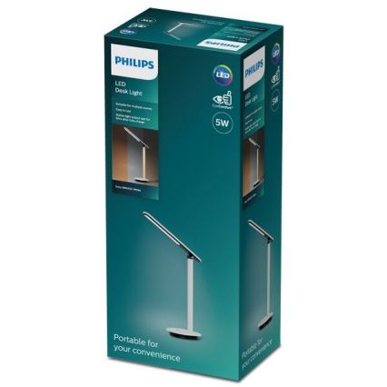 Philips - LED Touch bordslampa IVORY LED/5W/5V 2700/3600/5000K CRI 90