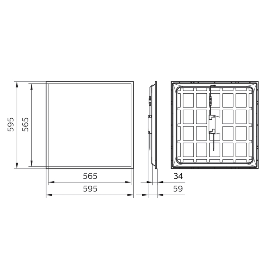 Philips - LED upphängd takpanel LED/34W/230V 4000K UGR&lt;22 IP40