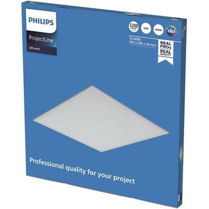 Philips - LED upphängd takpanel PROJECTLINE LED/36W/230V 59,5x59,5 cm