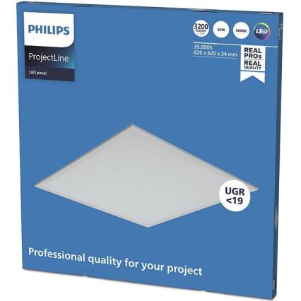 Philips - LED upphängd takpanel PROJECTLINE LED/36W/230V 62x62 cm