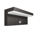 Philips - LED Utomhus vägglampa med sensor 2xLED/4,5W/230V 4000K IP44