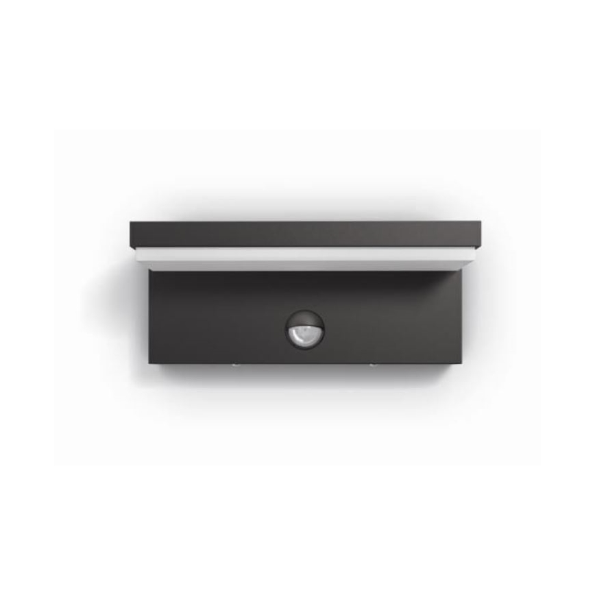 Philips - LED Utomhus vägglampa med sensor BUSTAN LED/3,8W/230V 4000K IP44
