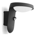 Philips - LED Utomhus vägglampa med sensor LED/9W/230V 2700K IP44