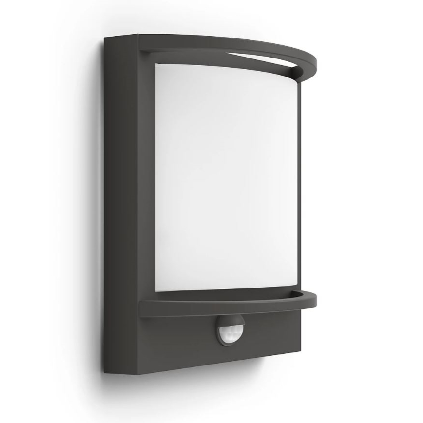 Philips - LED Utomhus vägglampa med sensor SAMONDRA LED/3,8W/230V IP44