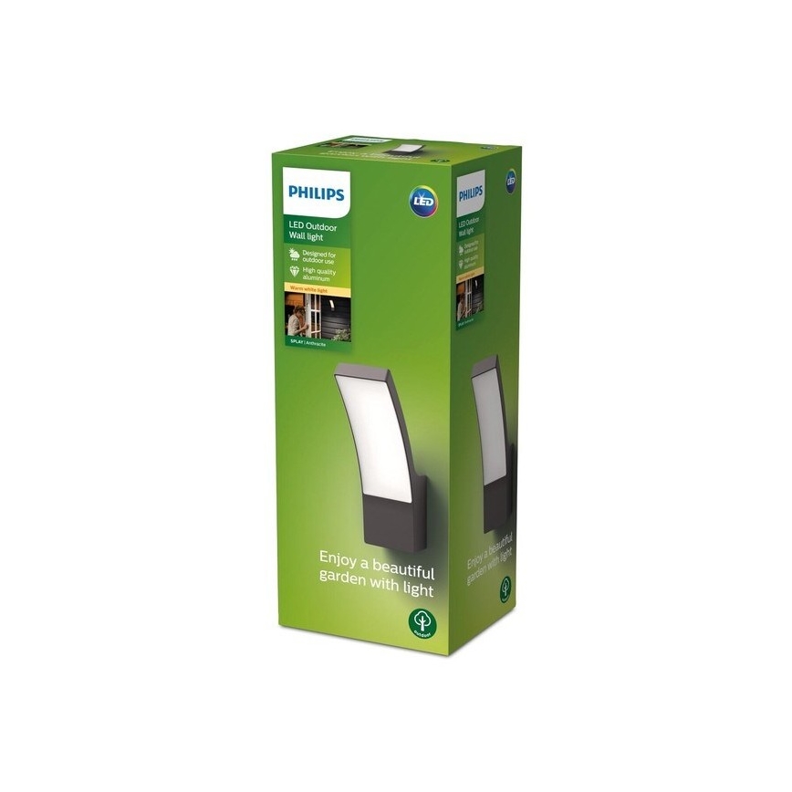 Philips - LED Utomhus vägglampa  LED/12W/230V 2700K IP44