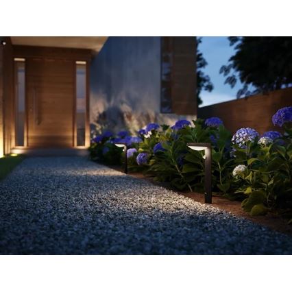 Philips - LED Utomhuslampa med sensor LED/9W/230V 2700K IP44