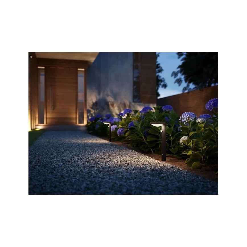 Philips - LED Utomhuslampa med sensor LED/9W/230V 2700K IP44