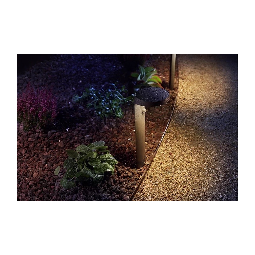 Philips - LED Utomhuslampa med sensor LED/9W/230V 2700K IP44