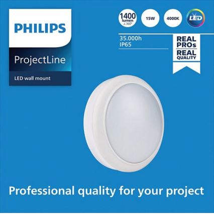 Philips - LED väggbelysning PROJECTLINE LED/15W/230V IP65