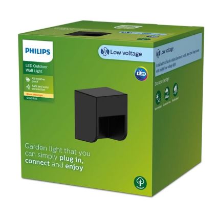 Philips - LED vägglampa för utomhusbruk GRITS LED/1,5W/24V IP44