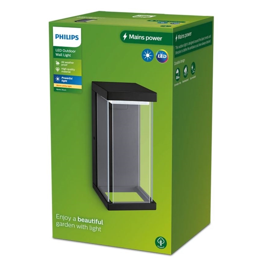 Philips - LED vägglampa för utomhusbruk KYRIE LED/12W/230V IP44