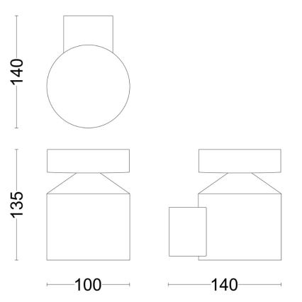 Philips - LED vägglampa för utomhusbruk LAVEN LED/6W/230V 2700K IP44