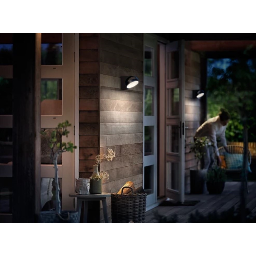 Philips - LED vägglampa för utomhusbruk LED/7W/230V 2700K IP44