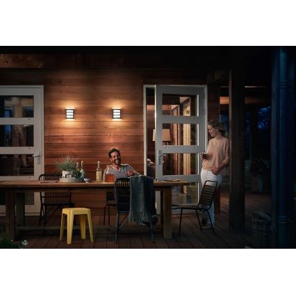 Philips - LED vägglampa för utomhusbruk PYTHON LED/3,8W/230V IP44