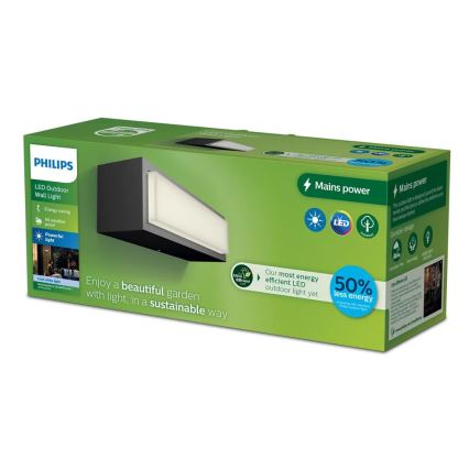 Philips - LED vägglampa för utomhusbruk STRATOSPHERE LED/3,8W/230V 4000K IP44