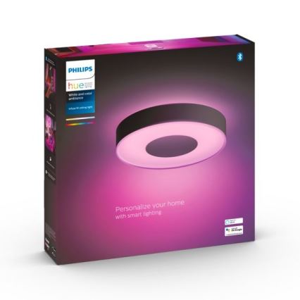 Philips - LEDRGB ljusreglerad taklampa  Hue INFUSE LED/33,5W/230V 2000-6500K diameter  381 mm svart