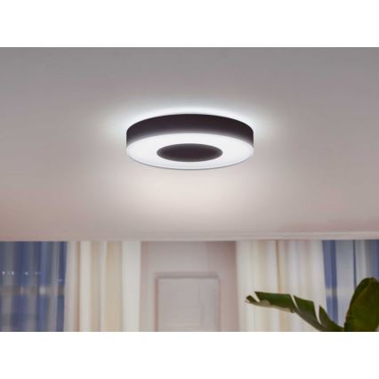 Philips - LEDRGB ljusreglerad taklampa  Hue INFUSE LED/52,5W/230V 2000-6500K diameter  425 mm svart