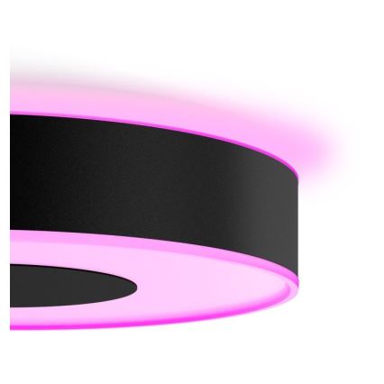 Philips - LEDRGB ljusreglerad taklampa  Hue INFUSE LED/52,5W/230V 2000-6500K diameter  425 mm svart