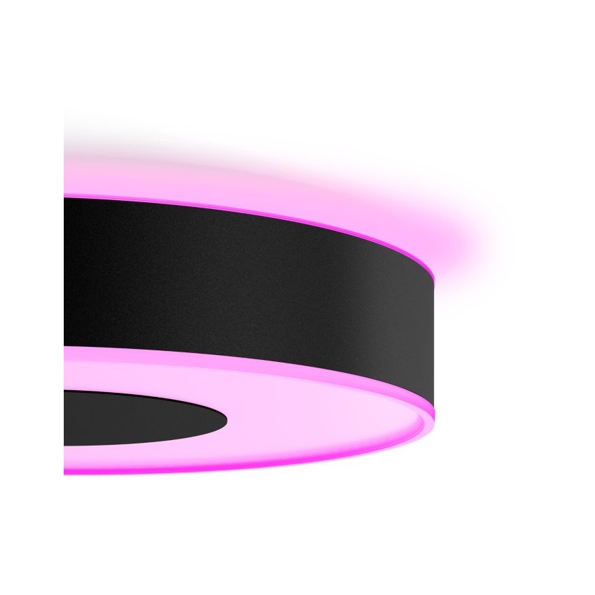 Philips - LEDRGB ljusreglerad taklampa  Hue INFUSE LED/52,5W/230V 2000-6500K diameter  425 mm svart