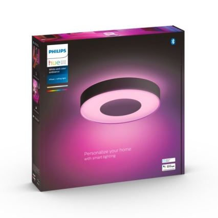 Philips - LEDRGB ljusreglerad taklampa  Hue INFUSE LED/52,5W/230V 2000-6500K diameter  425 mm svart