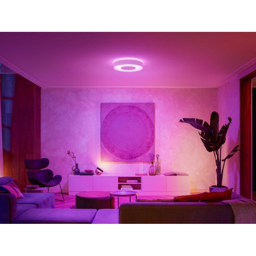 Philips - LEDRGB ljusreglerad taklampa  Hue INFUSE LED/52,5W/230V 2000-6500K diameter  425 mm vit