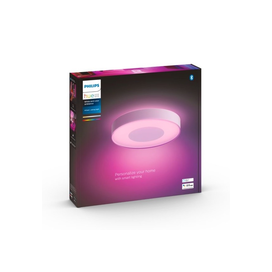 Philips - LEDRGB ljusreglerad taklampa  Hue INFUSE LED/52,5W/230V 2000-6500K diameter  425 mm vit